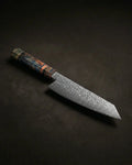 Kiritsuke Octagons Damascus Knife 23 cm - Style 1
