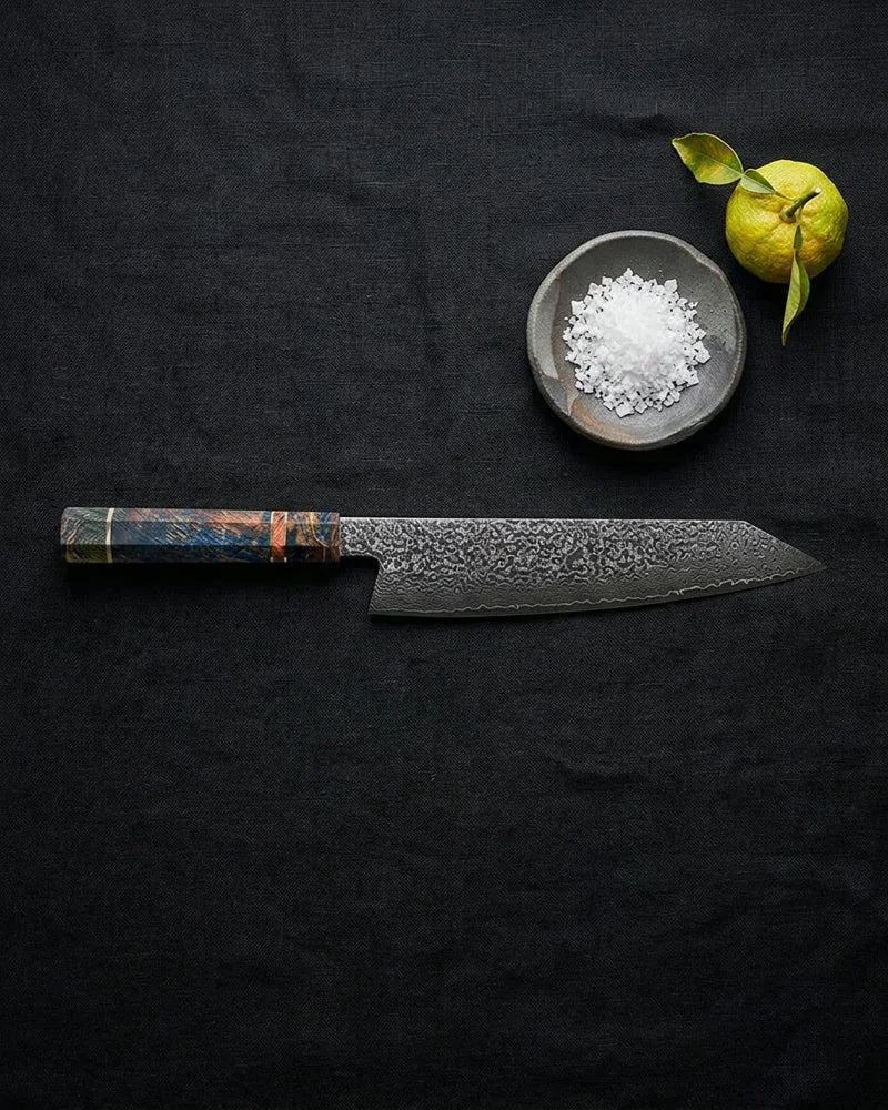 Kiritsuke Octagons Damascus Knife 23 cm - Style 1 product image