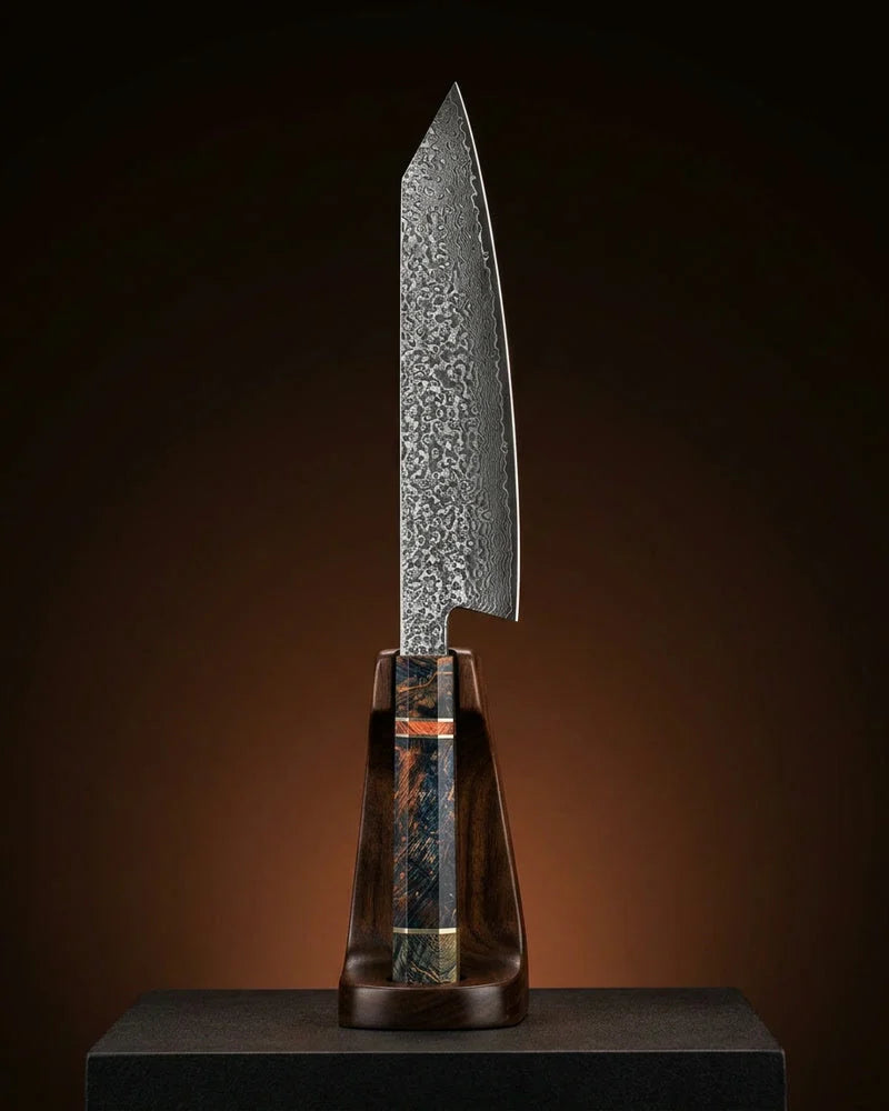 Kiritsuke Octagons Damascus Knife 23 cm - Style 1 product image