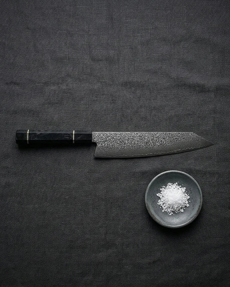 Kiritsuke Octagons Damascus Knife 23 cm - Style 3 product image