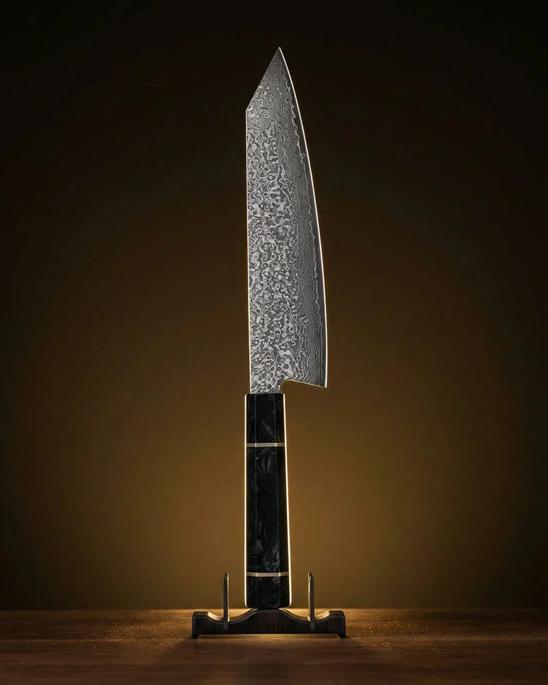 Kiritsuke Octagons Damascus Knife 23 cm - Style 3 product image