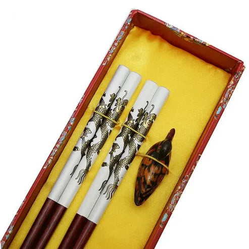 Ehime Portable Stainless Steel Chopsticks Set
