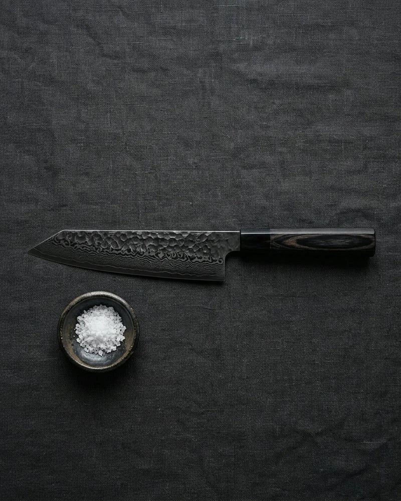 Kurayami Damascus Kiritsuke Knife 20 cm product image