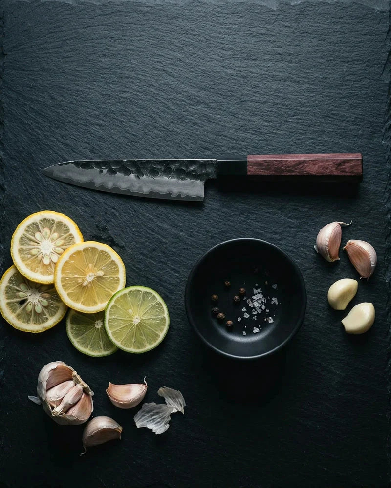 Kurayami Damascus Office Knife 13 cm product image