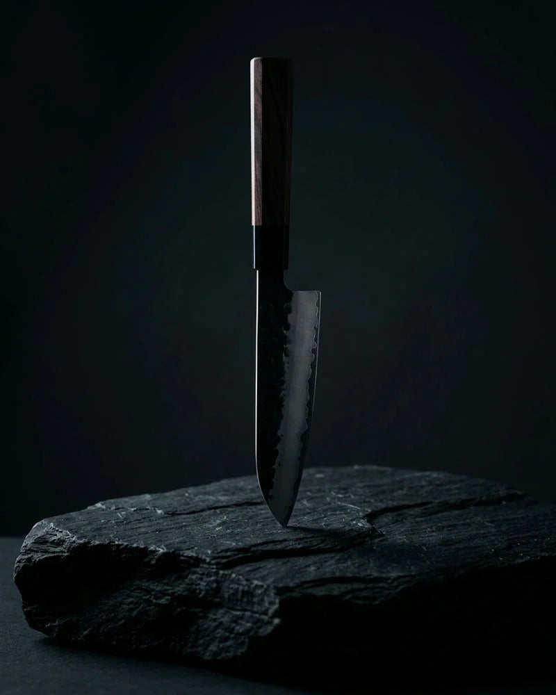 Kurayami Damascus Santoku Knife 18cm product image