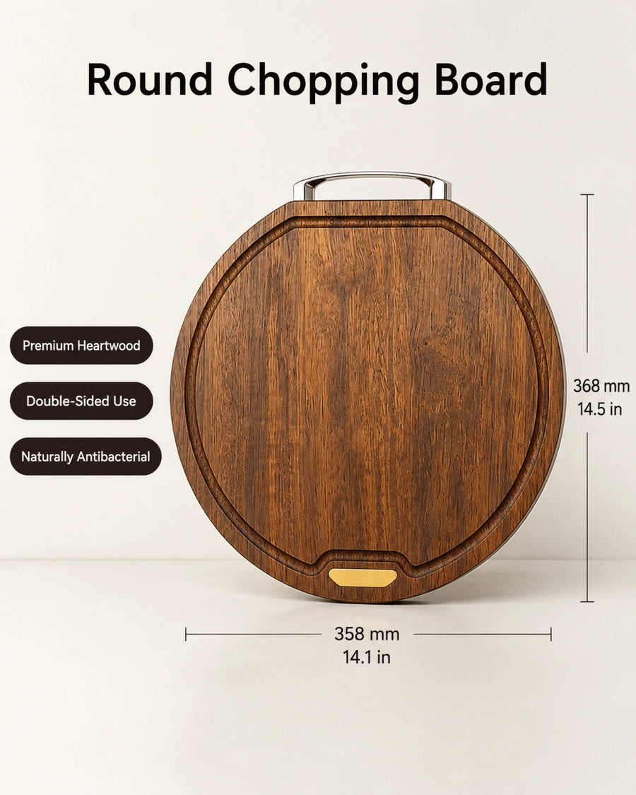 Round Blackwood Cutting Board – Medium & Large product photo 4