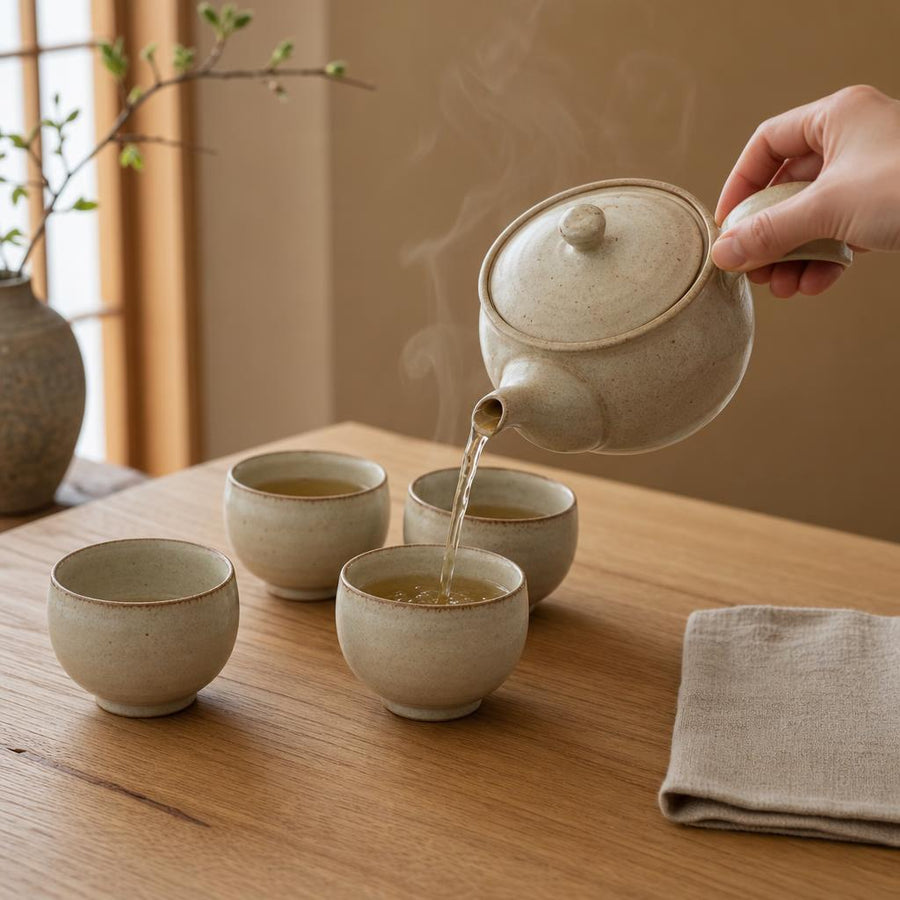 Yasu Tea Pot Set lifestyle photo
