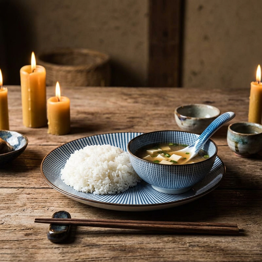 Aki Porcelain Tableware for Six lifestyle photo