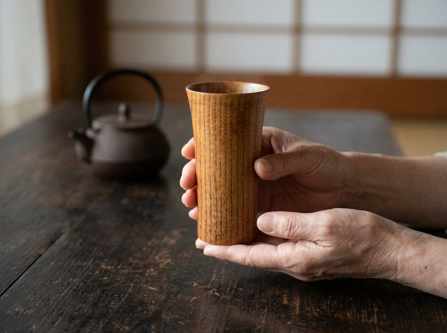 Wooden Cup Daimon lifestyle photo