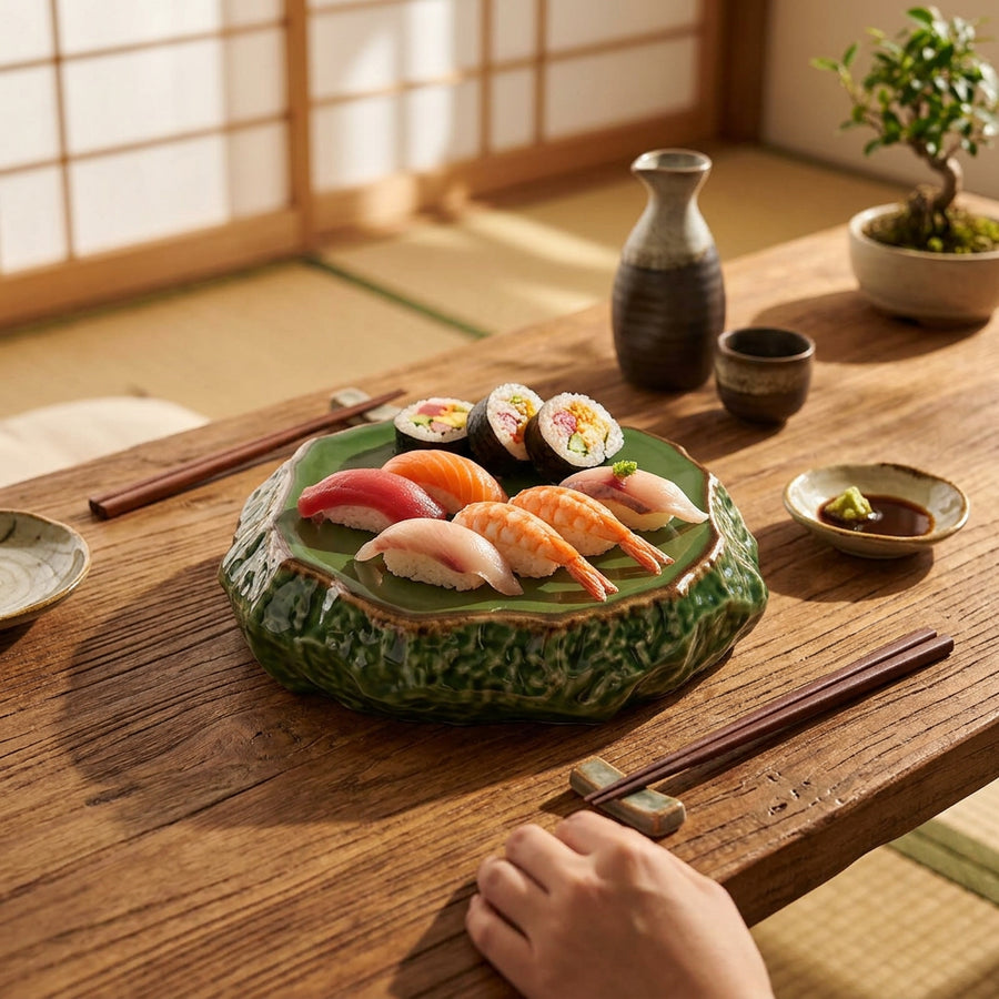 Creative Stone Sushi Plate Hekima lifestyle photo