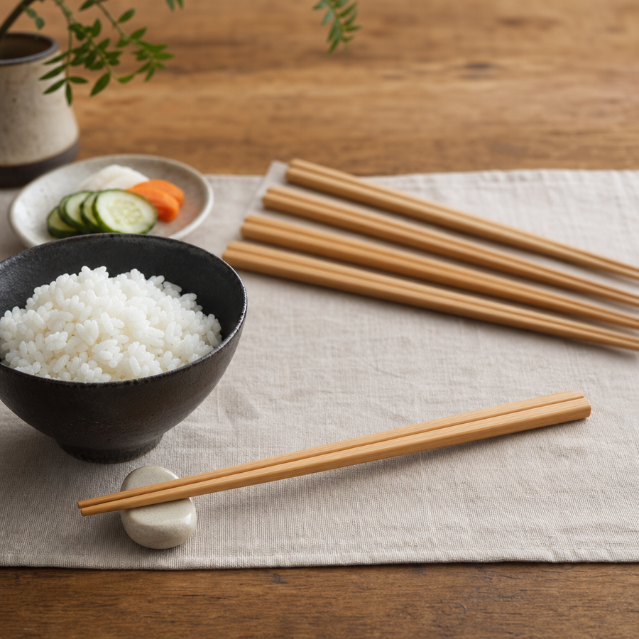 Aso Kuju Bamboo Chopsticks Set of 5 lifestyle photo