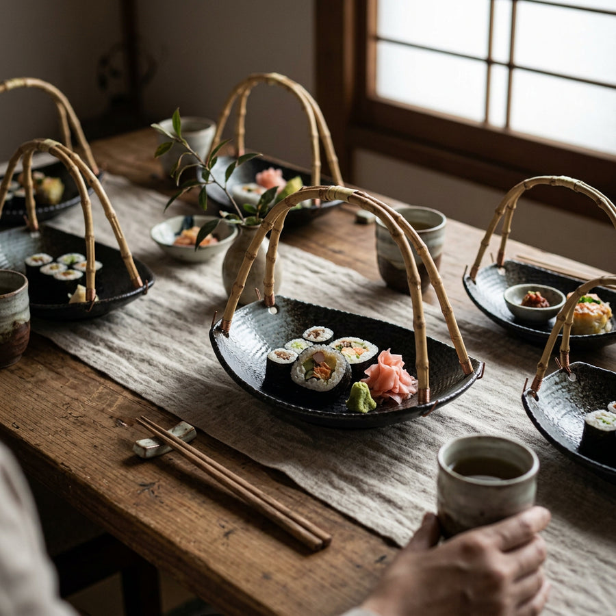Plate Yemon, Set of 6 Colors lifestyle photo