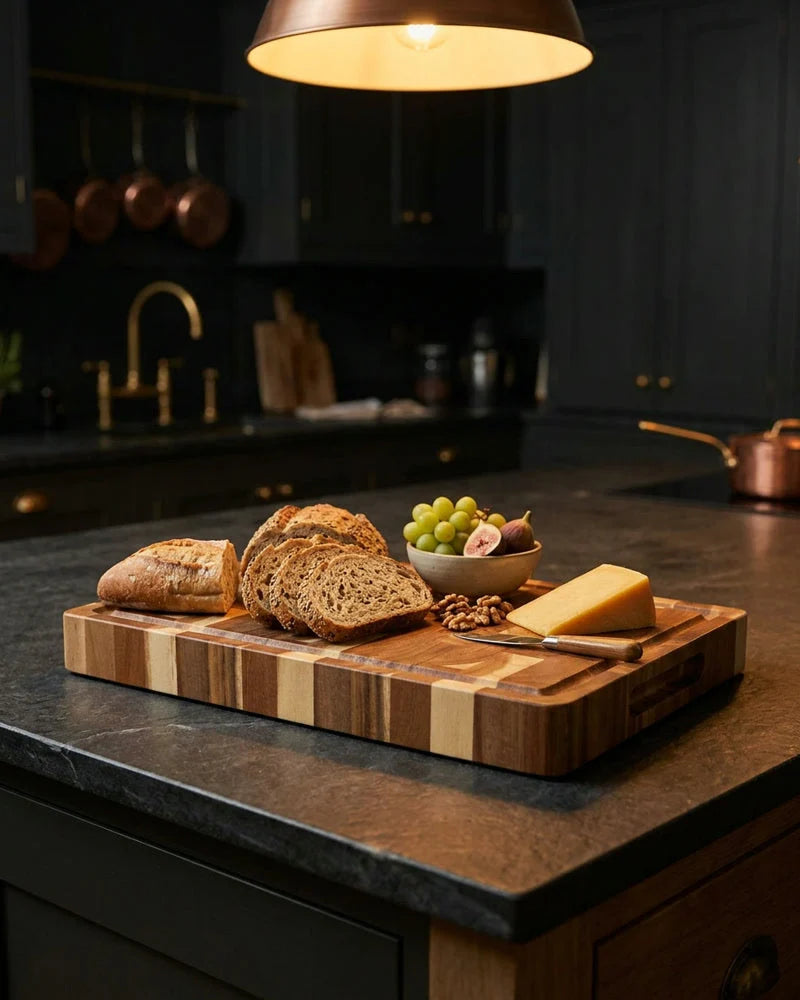 Luxury Cutting Board Acacia Wood - 41 x 30 x 4.5 cm lifestyle photo
