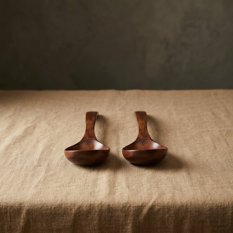 Tomoyuki Wooden Soup Ladles – Set of 2 product image