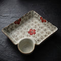 Plate with Sauce Bowl Mita, Set of 2 Colors