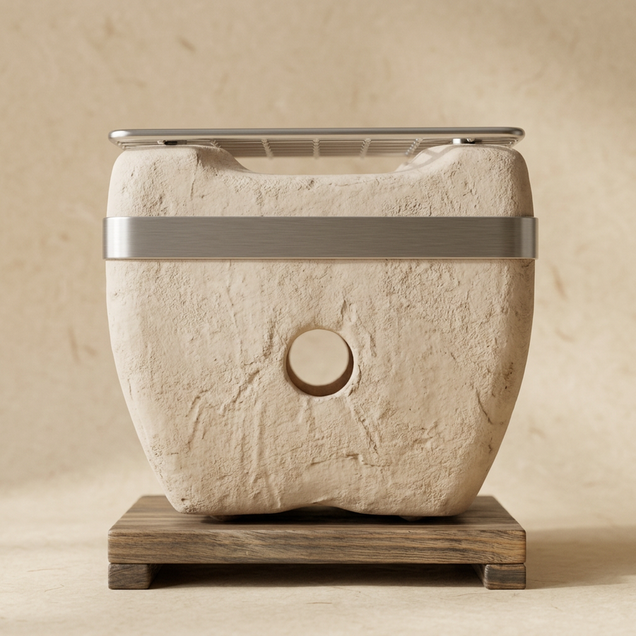 Aiko Compact Barbecue – Steel & Purple Clay product image