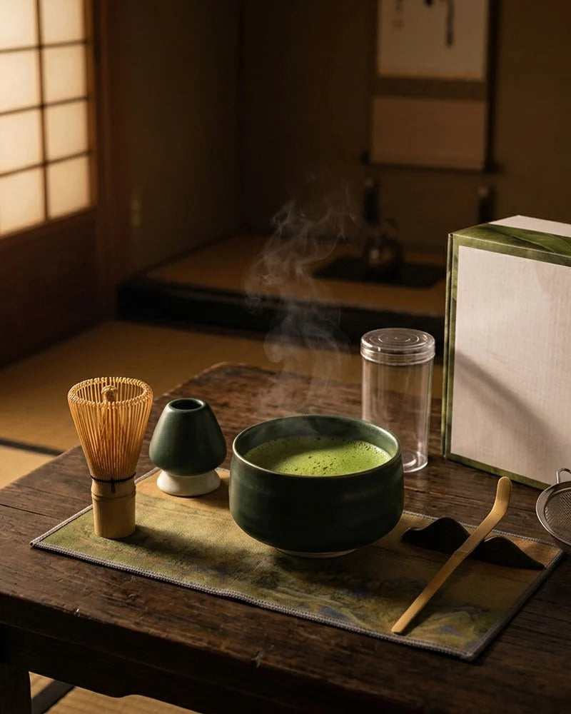 Gifu Matcha Tea Set lifestyle photo