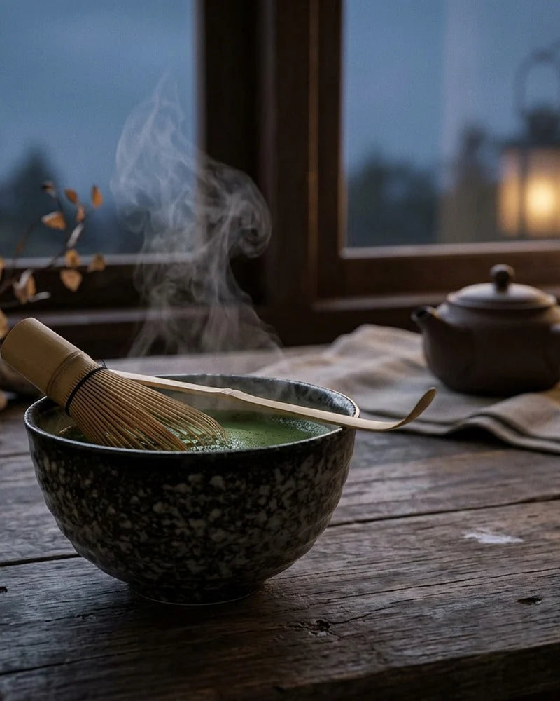 Kashimayari Matcha Tea Set lifestyle photo