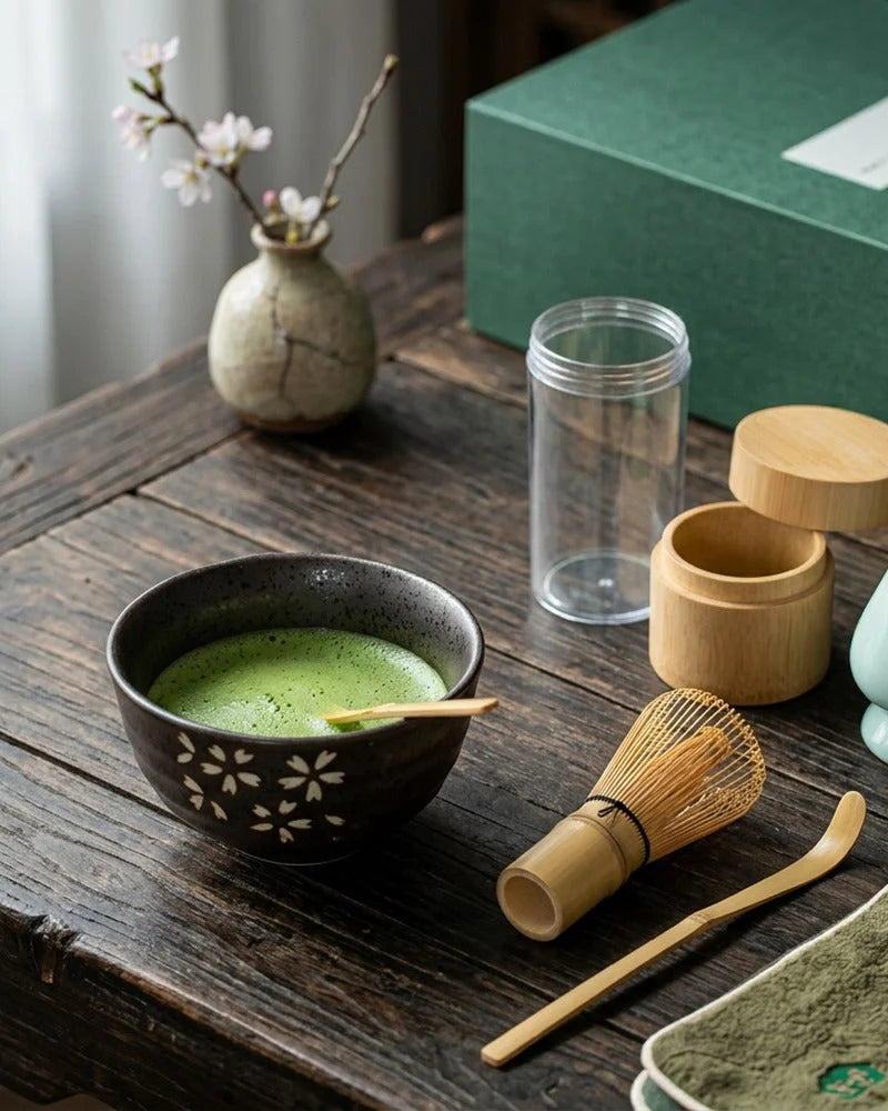 Niigata Matcha Tea Set lifestyle photo