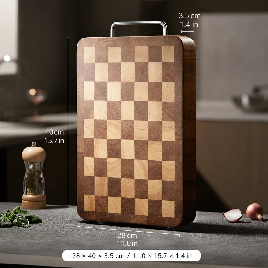 Checkerboard Ebony Wood Cutting Board – Small, Medium & Large product photo 5