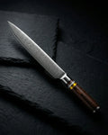 Micarta Jewels Damascus Slicing Knife 20 cm