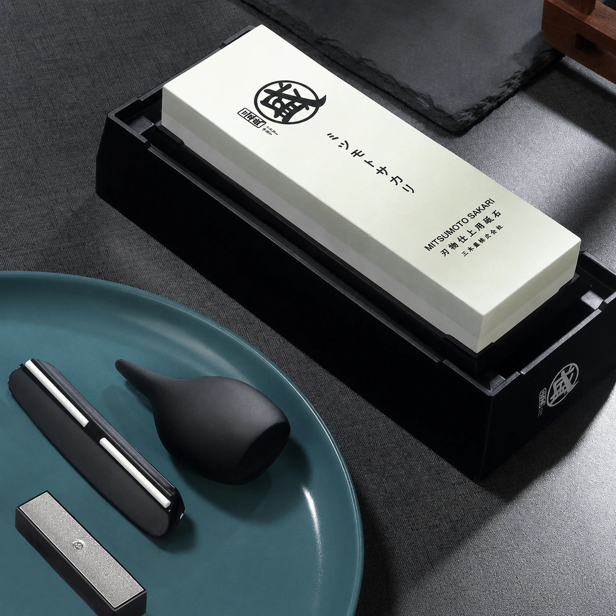 Sanbonmori Whetstone Sharpening Stone – 1000 to 12000 Grit - 1000#/3000#Home Use product photo 1