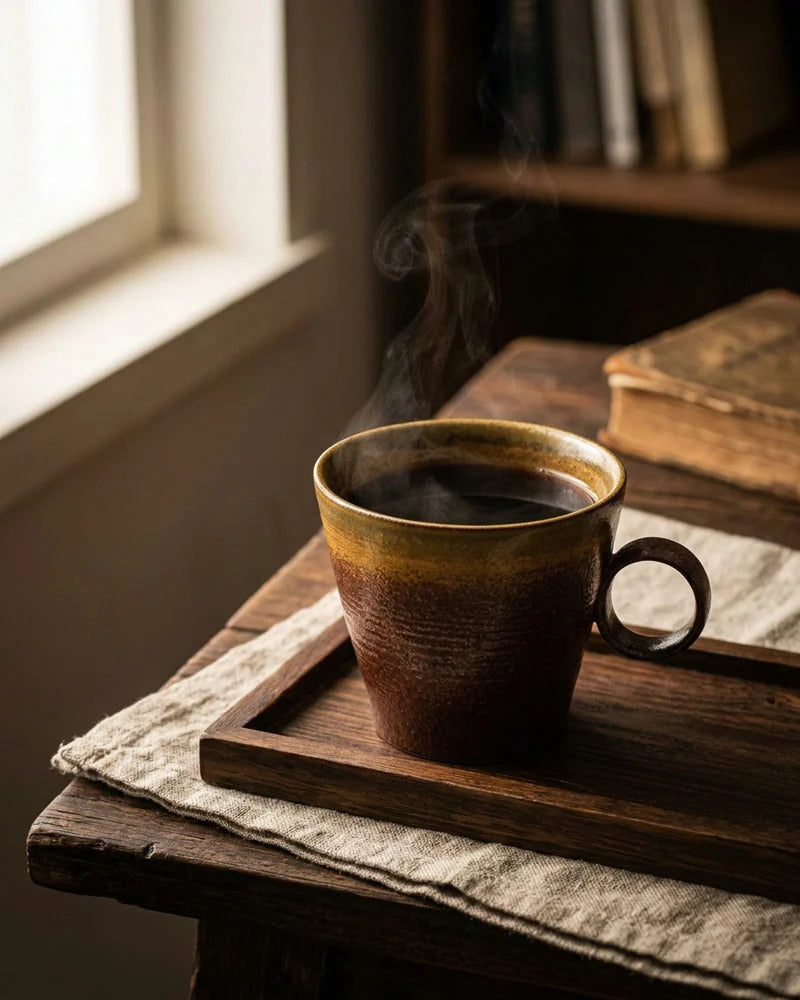 Nanami Ceramic Coffee Cup lifestyle photo