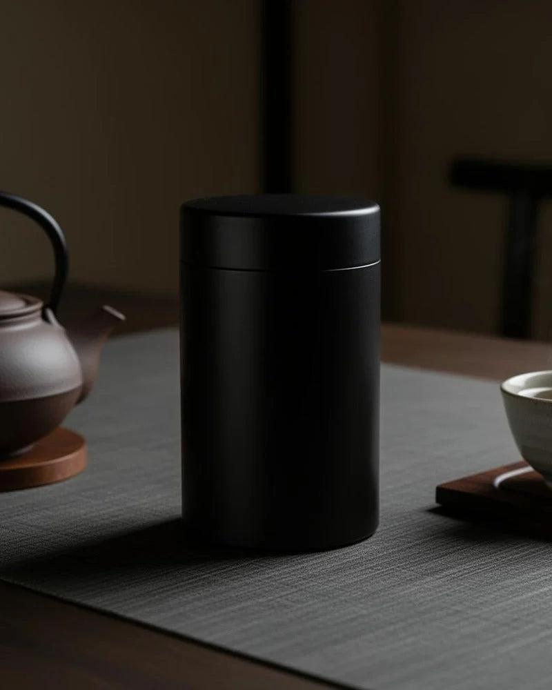 Netsume Haruno Handmade Tea Storage Jar lifestyle photo