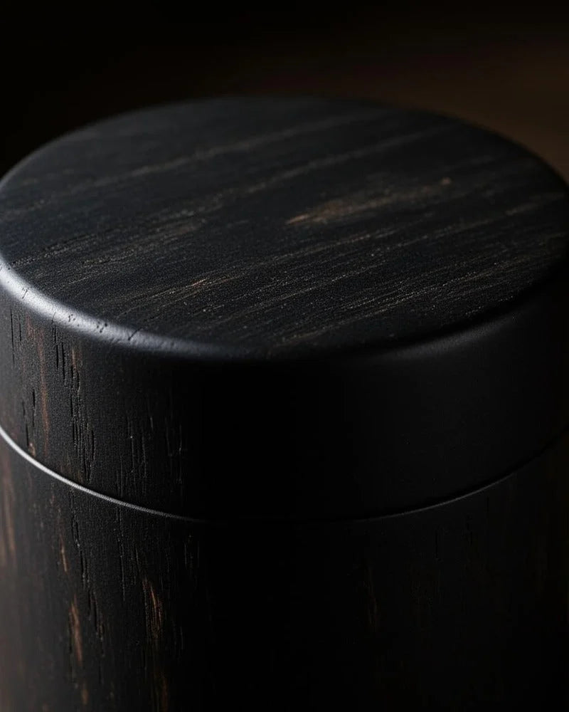 Netsume Haruno Handmade Tea Storage Jar detail photo