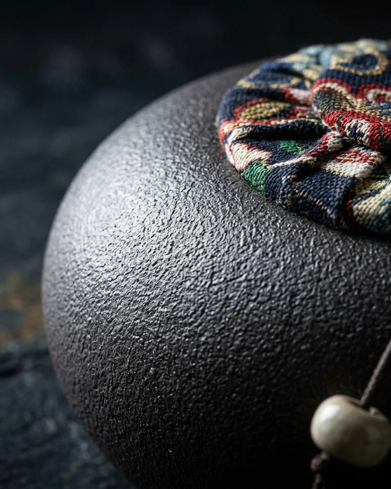 Netsume Nozomi Matcha Storage Jar detail photo