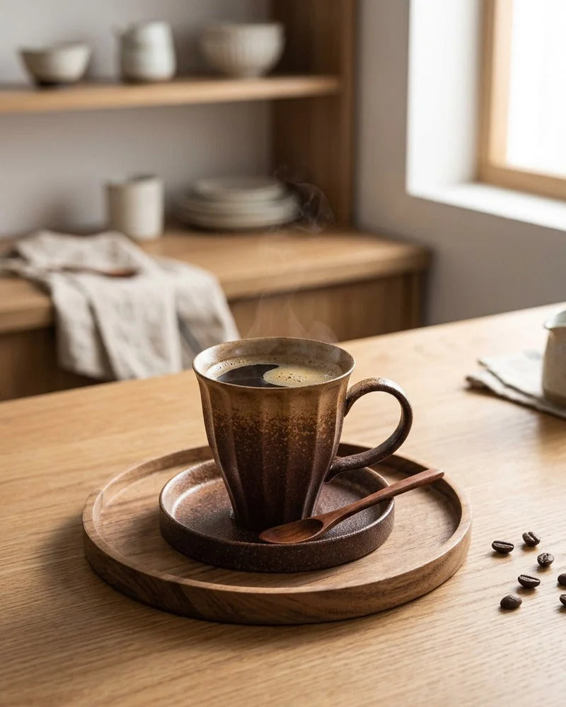 Okuhotaka Coffee Set lifestyle photo