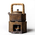 Palmatum Japanese Teapot & Warmer Set – Tea Pot with Stove