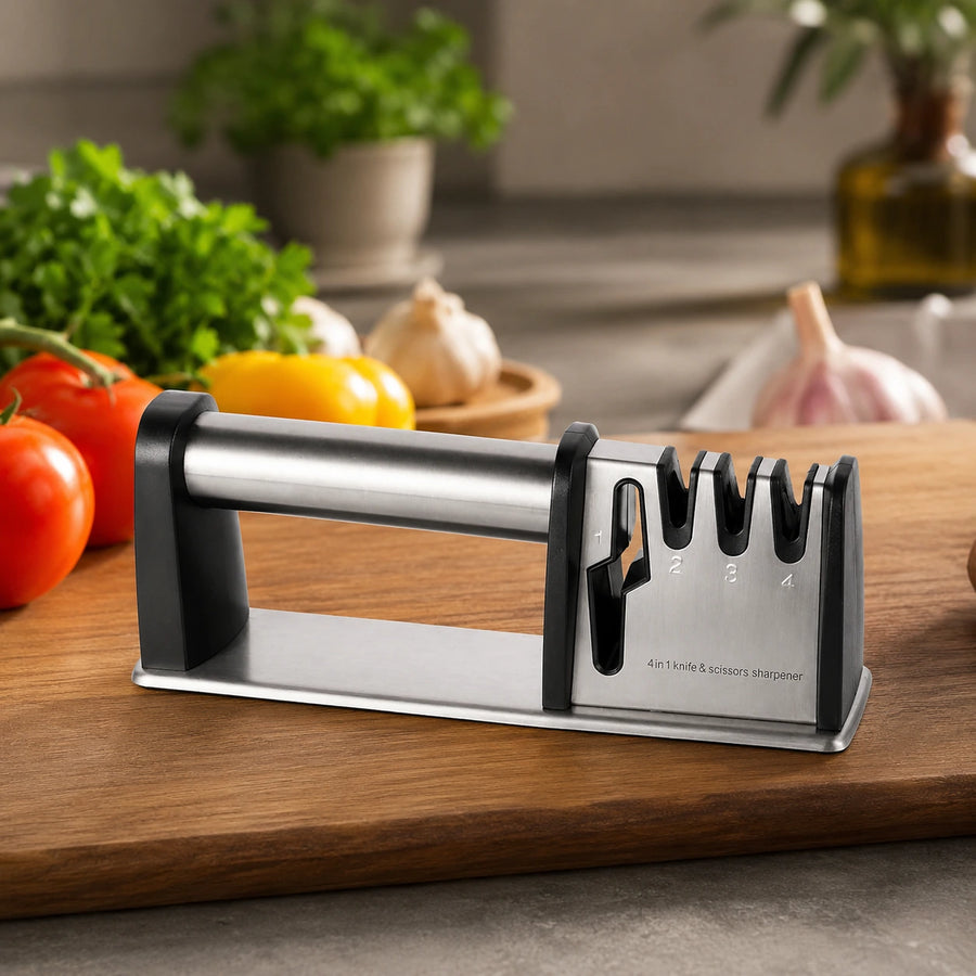 Japanese 4-in-1 Knife & Scissor Sharpener