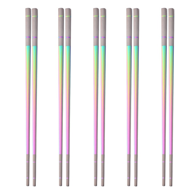 Kokoa Stainless Steel Chopsticks, Set of 6 product image