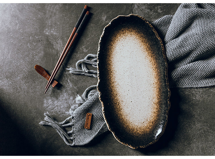 Shiba-Koen Ceramic Sushi Plate product image