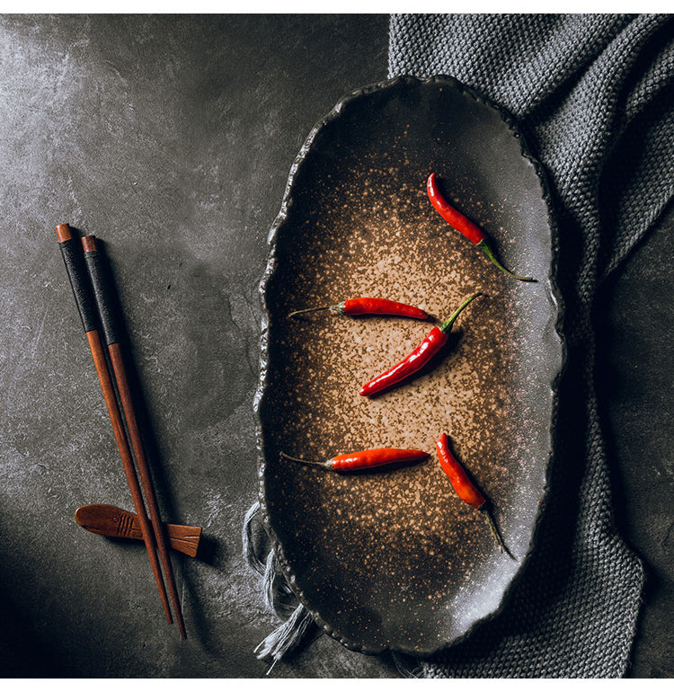 Saiwaicho Ceramic Sushi Plate product image