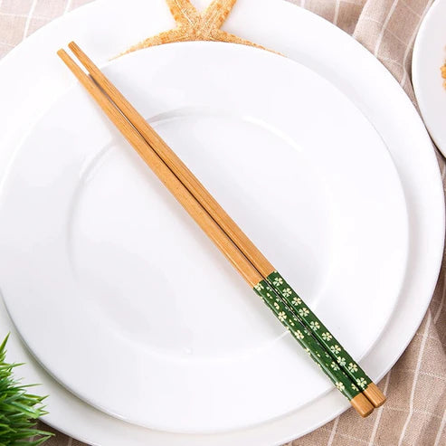 Buna Set of 5 Pairs of Bamboo Chopsticks