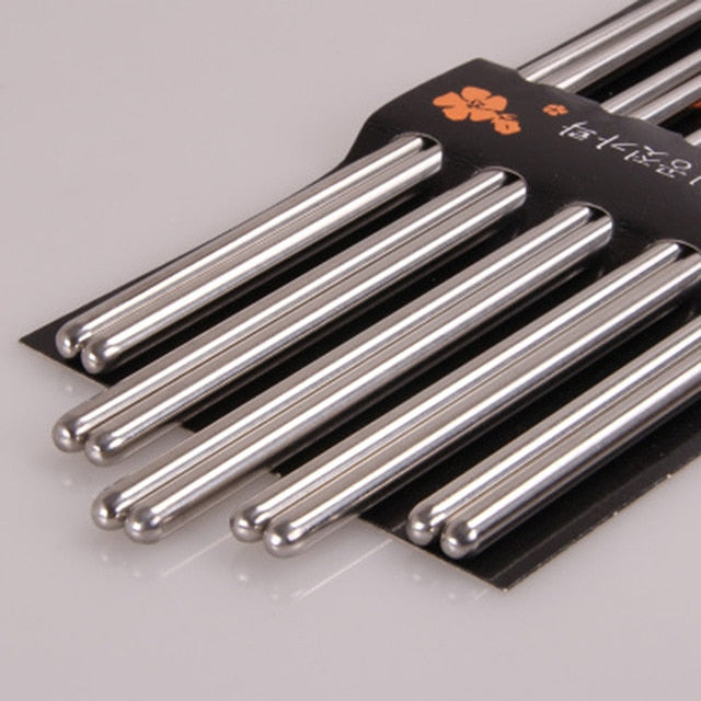 Stellata Set of 5 Pairs of Metal Chopsticks product image