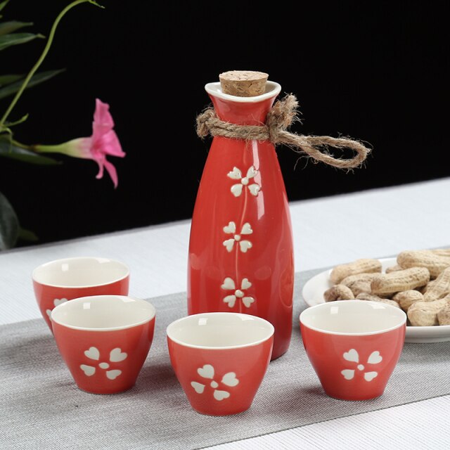 Sake Set Kaikoma (5 Colors) product image