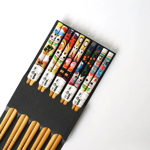 Alcock Set of 5 Pairs of Chopsticks