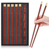 5 Pair Chopsticks+5 Chopstick Holders
