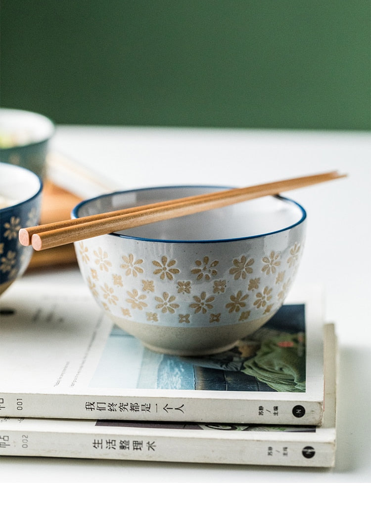 Japanese Miki Ceramic Donburi Bowl – 4 Models