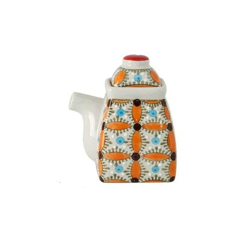 Japanese Hiroko Ceramic Sauce Dispenser – Tabletop Bottle for Soy Sauce