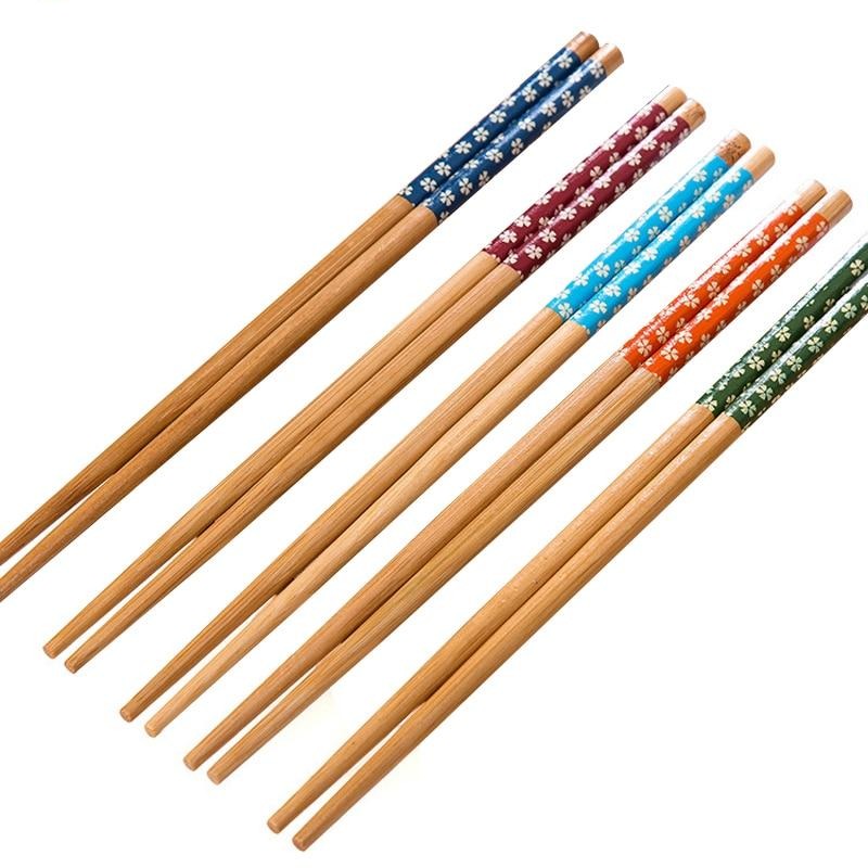 Buna Set of 5 Pairs of Bamboo Chopsticks product photo