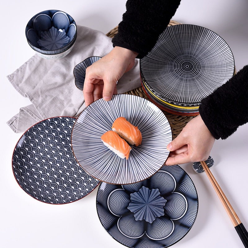 Shirkane Ceramic Sushi Plate product image