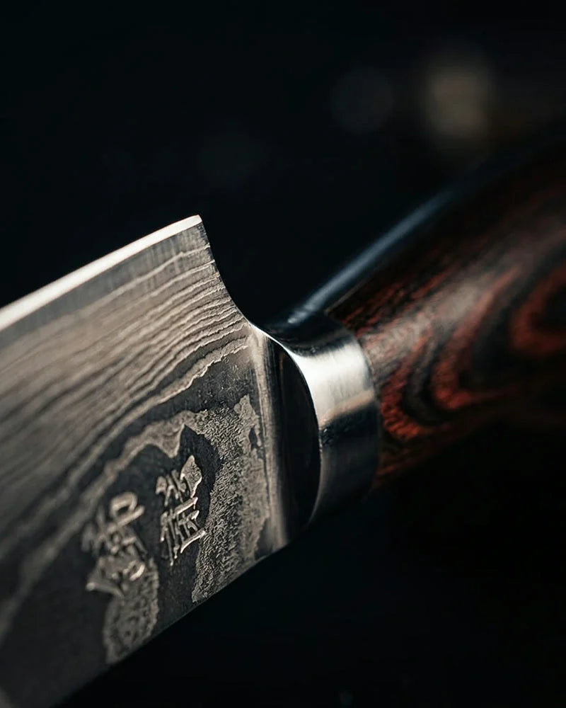 Damascus Print Series Chef Knife 20 cm detail photo