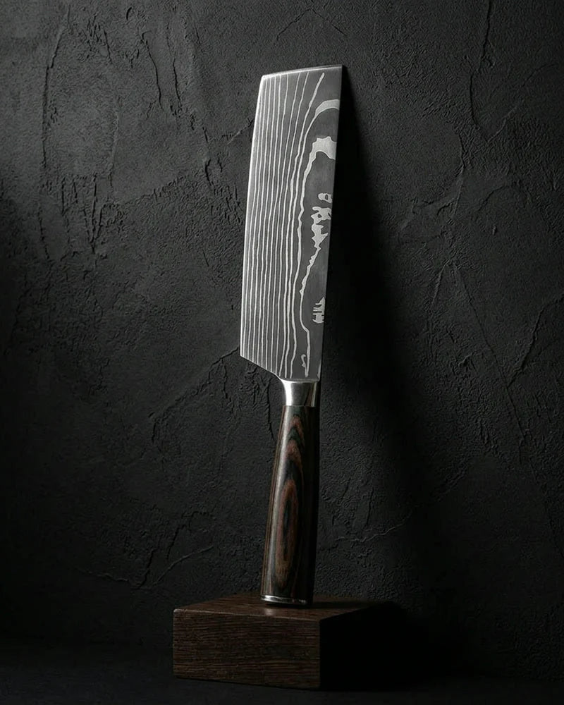 Damascus Print Series Nakiri Knife 18cm product image