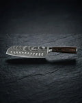 Damascus Print Series Santoku Knife 18cm