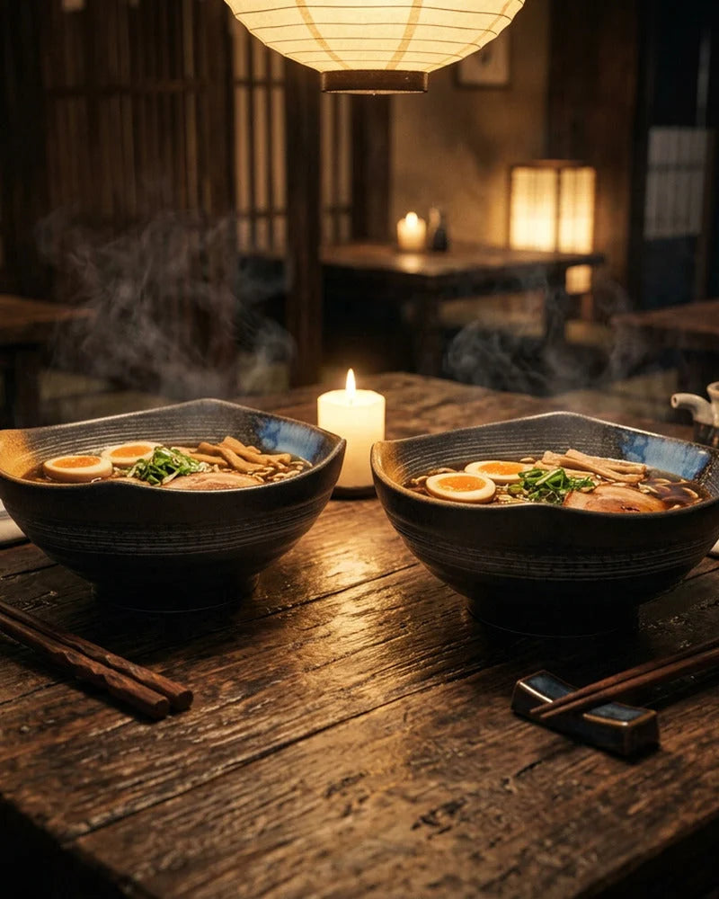 Tomohisa Ramen Bowl Set of 2 lifestyle photo