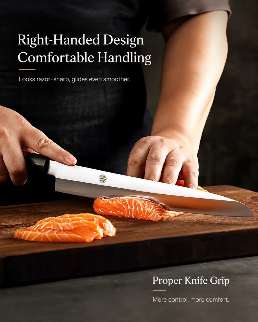 Yanagiba Sashimi Knife for Fish & Sushi – With Cover Options product photo 11